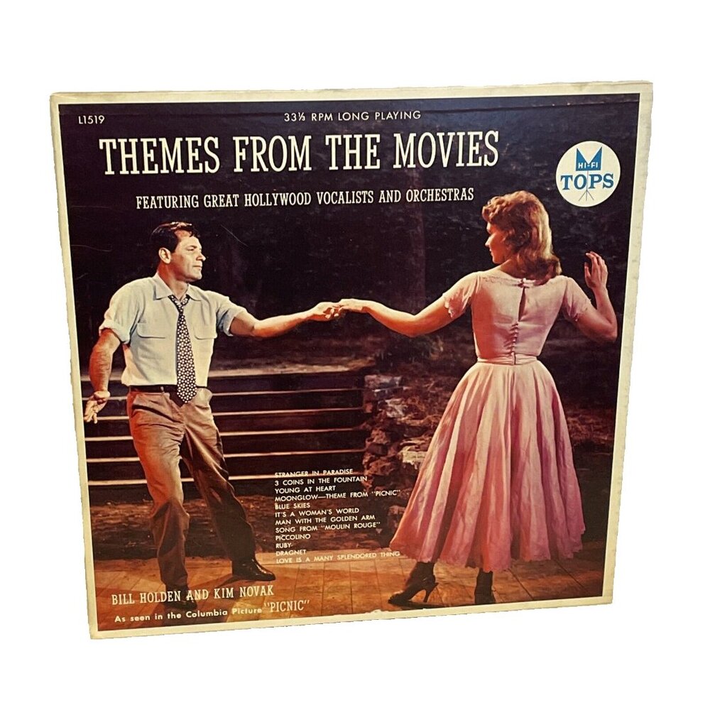 Lew Raymond Orchestra Themes From The Movies (Vinyl, 1957) Tops L1519 VG+ LP